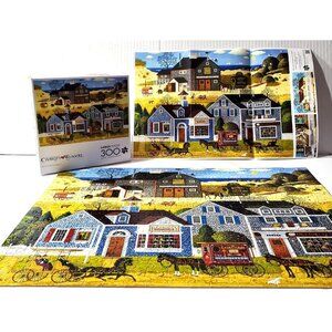 Buffalo Charles Wysocki DEVILSTONE HARBOR Jigsaw Puzzle 300 large piece COMPLETE